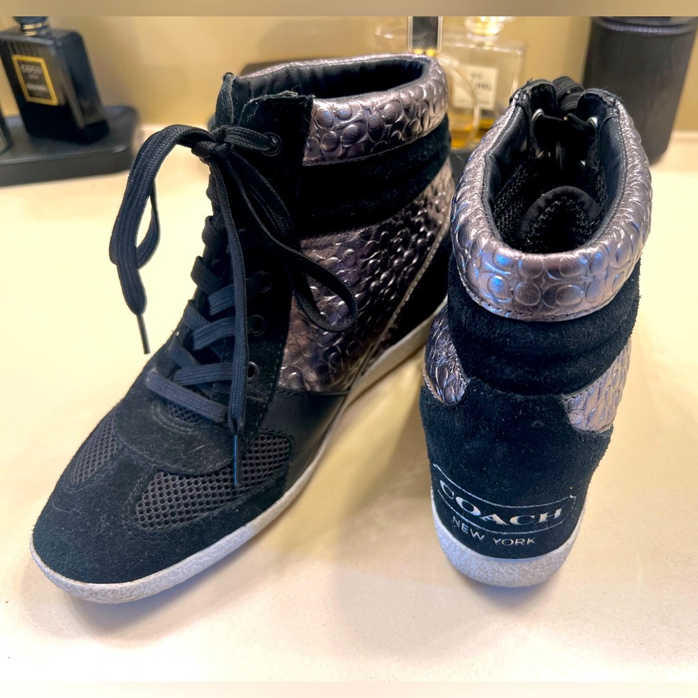 Coach wedge sneakers